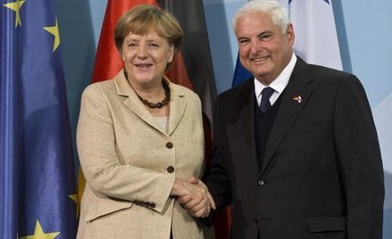 Angela Merkel i Ricardo Martinelli.