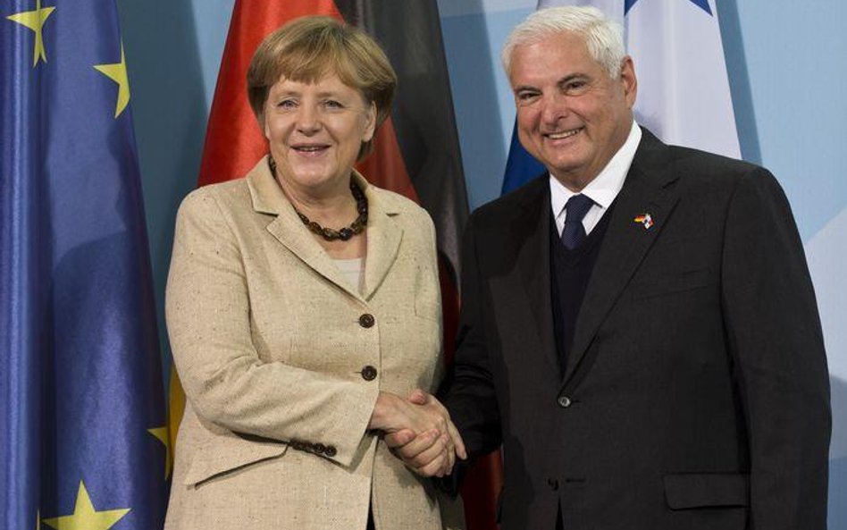 Angela Merkel i Ricardo Martinelli.