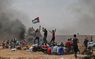 Starcia na granicy Strefy Gazy i Izraela: Izrael świętuje, Palestyńczycy giną