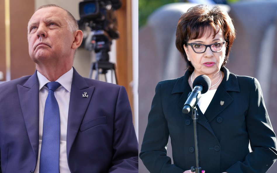 Prezes NIK Marian Banaś, Marszałek Sejmu Elżbieta Witek