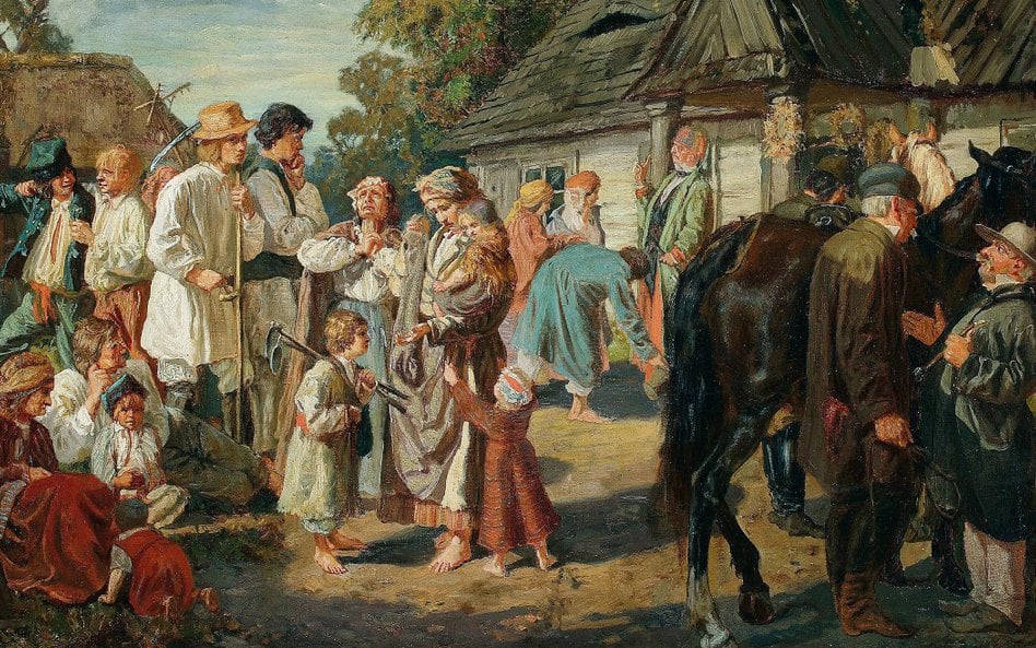 Józef Chełmoński, „Sobota na folwarku” (1869 r.)