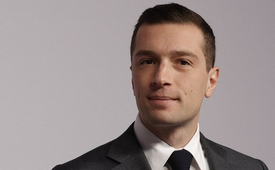 Przewodniczący Zjednoczenia Narodowego Jordan Bardella