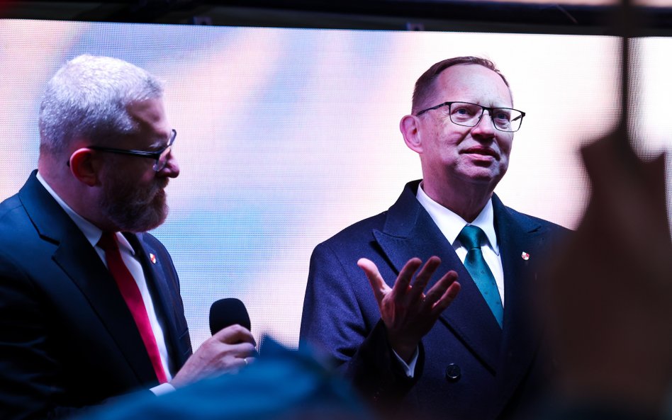 Grzegorz Braun i Roman Fritz