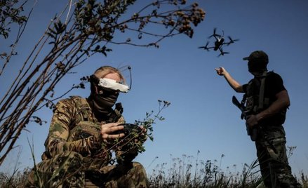 Ukraińscy operatorzy dronów