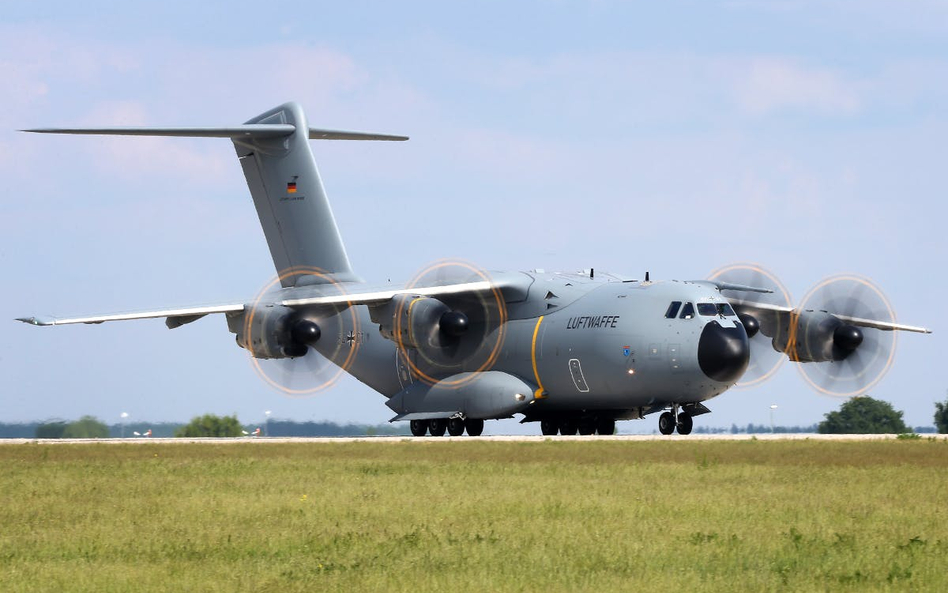 Samolot transportowy Airbus A400M Atlas niemieckiej Luftwaffe. Fot./Ministerstwo Obrony Niemiec.