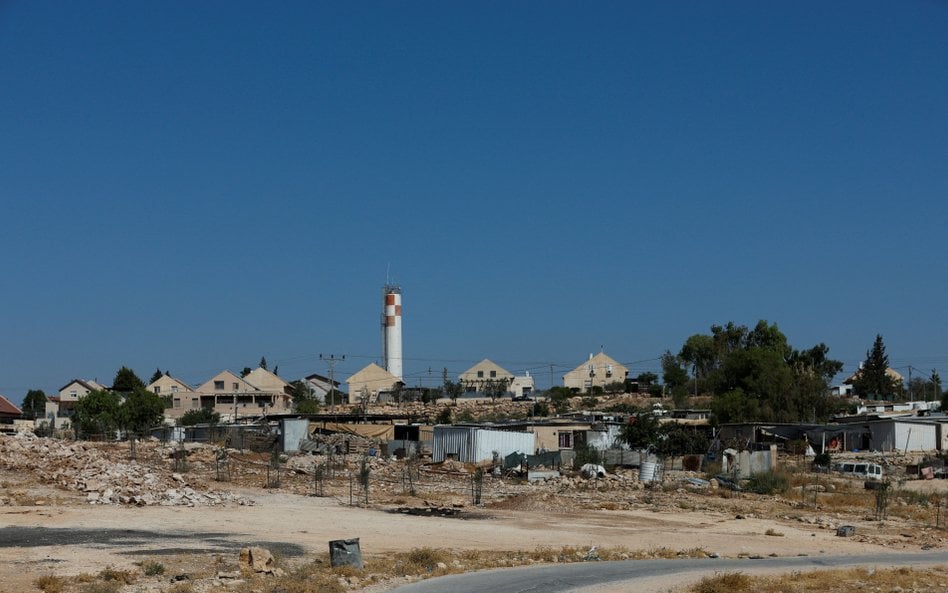 Izraelska osada niedaleko miasta Hebron na okupowanym przez Izrael Zachodnim Brzegu, 29 lipca (zdjęc
