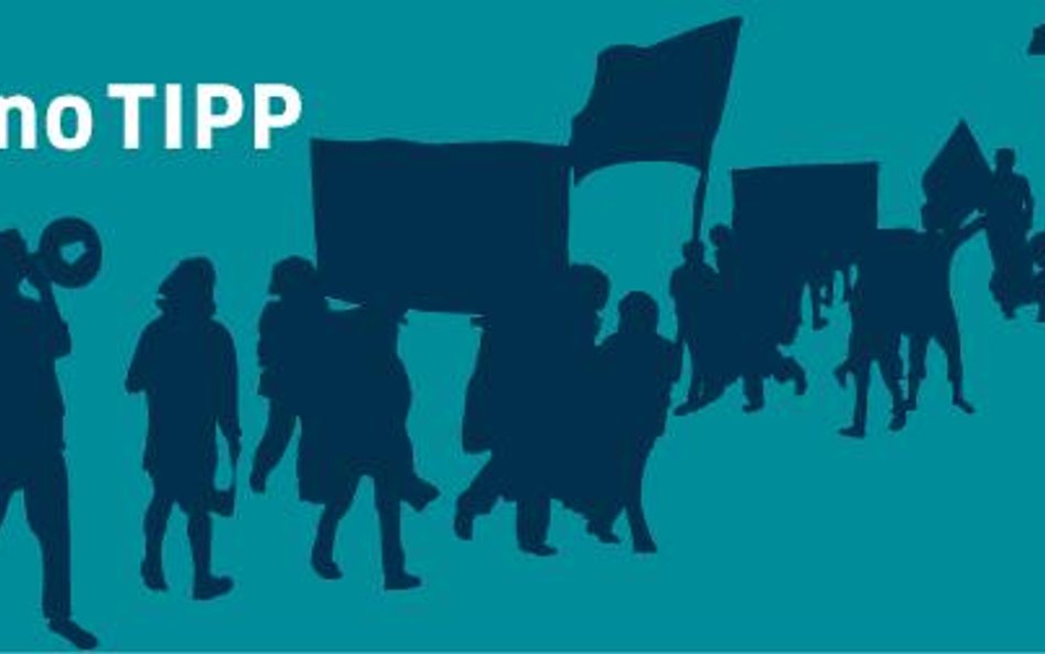 Przeciwnicy TTIP chcą budować mur