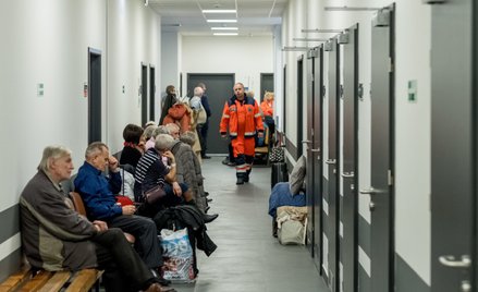 Poczekalnia szpitala onkologicznego w Chorzowie