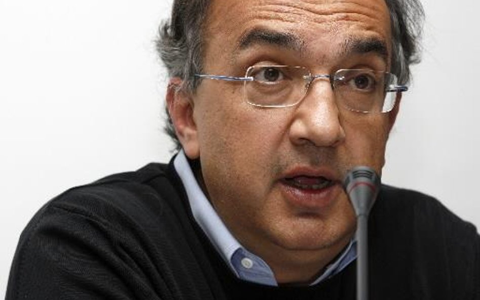 Prezes Fiata Sergio Marchionne