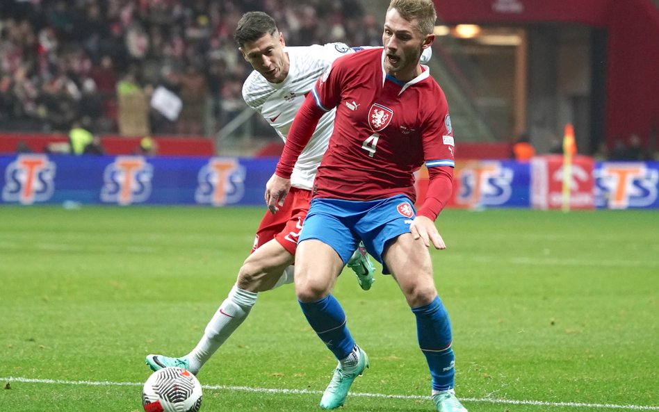 Robert Lewandowski i Jakub Brabec