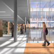 Tak będzie wyglądało wnętrze Centrum Informacji Naukowej i Biblioteki Akademickiej
