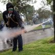 Protest przed ambasadą USA w Kolumbii
