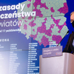 Konferencja nt. strategii walki z COVID-19 z udziałem premiera i ministra zdrowia Adama Niedzielskie
