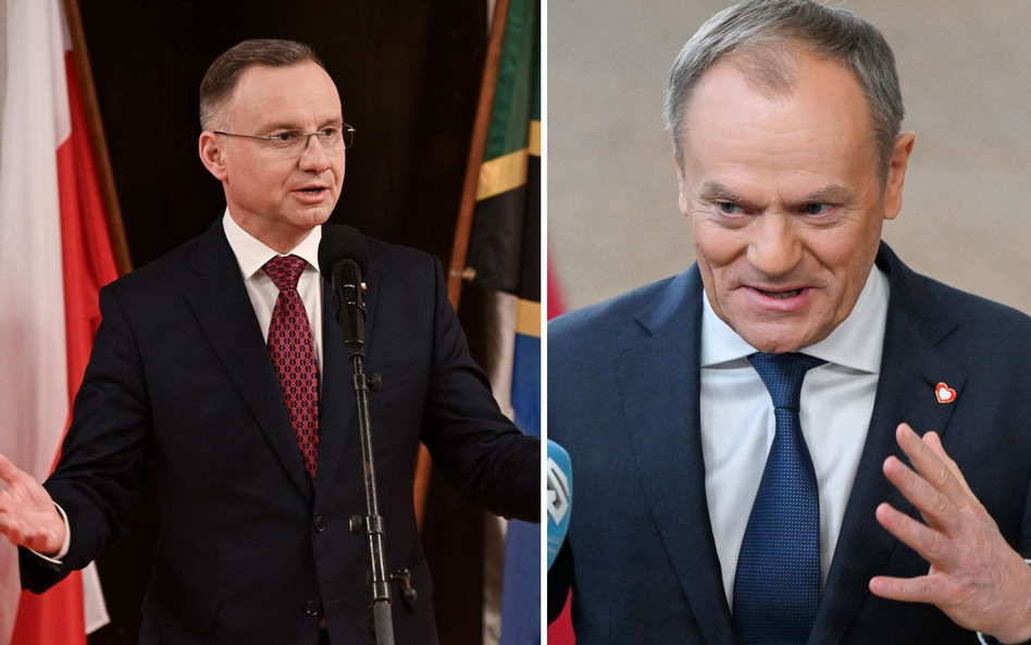 Andrzej Duda i Donald Tusk