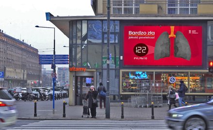 Wirtualne smogowe płuca pokażą jakość powietrza w głównych miastach Polski
