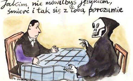 Komentarz rysunkowy. Jakim nie mówiłbyś językiem