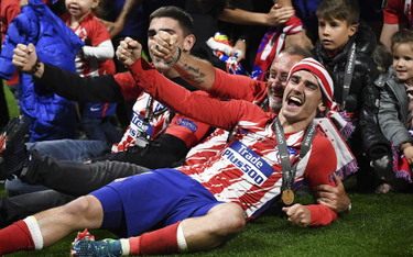 Antoine Griezmann po wygraniu przez Atletico Madryt Ligi Europejskiej w ubiegłym tygodniu