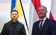 Wołodymyr Zełenski i Karol Nawrocki