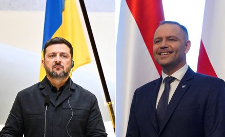 Wołodymyr Zełenski i Karol Nawrocki