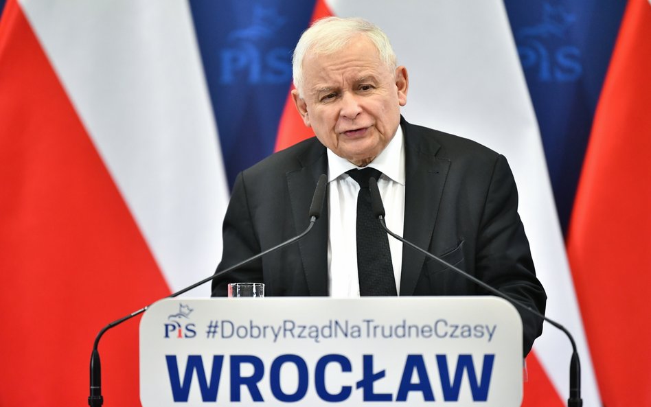 Prezes PiS Jarosław Kaczyński