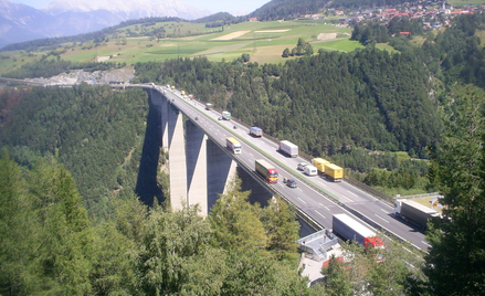 Autostrada A12 przez Brenner, most Europa