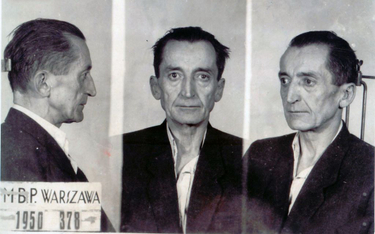 Gen. August Emil Fieldorf „Nil" po aresztowaniu, 1950 r.