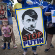 Pretoria, 11 marca 2022. Protesty przeciwko rosyjskiej inwazji na Ukrainę