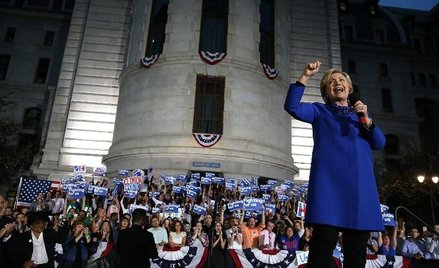 Hillary Clinton walczy o głosy w Filadelfii. To w dużych miastach ma największe poparcie