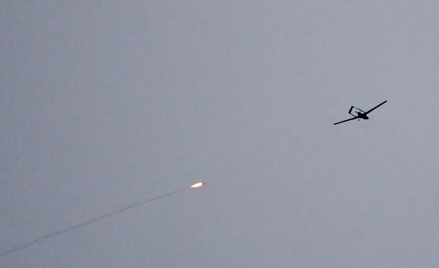 Dron TB2 zestrzelony nad Kijowem