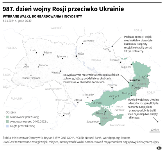 This was the situation on the front line on the 987th day of the war