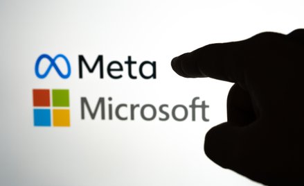 Microsoft mocno zyskał po wynikach, Meta ostro traciła