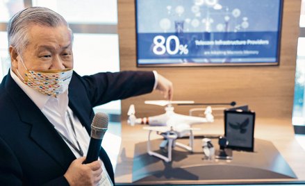 Tajwański przedsiębiorca Miin Wu sprzedaje drony Chińczykom, potencjalnemu agresorowi. Na zdjęciu po