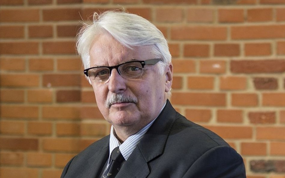 Minister spraw zagranicznych Witold Waszczykowski