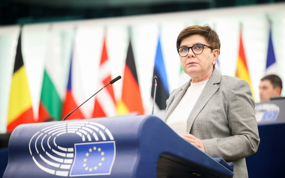 Będzie powrót Beaty Szydło (na zdjęciu) do krajowej polityki? – Nie ma takich planów. To tylko spin 