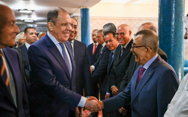 Spotkanie Ławrowa z przedstawicielami Ligi Państw Arabskich w Kairze
