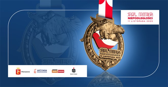 Na mecie na każdego uczestnika będzie czekał medal na pamiątkę wydarzenia