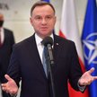 Prezydent Andrzej Duda po zakończeniu spotkania w sprawie aktualnej sytuacji na granicy polsko-biało