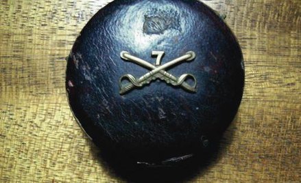 Kompas z emblematem 7. Pulku Kawalerii