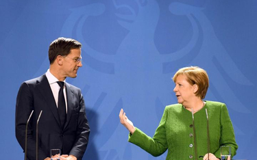 Jeśli Mark Rutte przeforsuje swoje europejskie pomysły, Angela Merkel raczej nie będzie niezadowolon