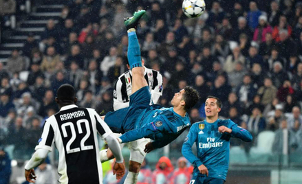 Liga Mistrzów: Real Madryt vs Juventus. Przewrotka Ronaldo ostro przeceniła akcje Juventusu