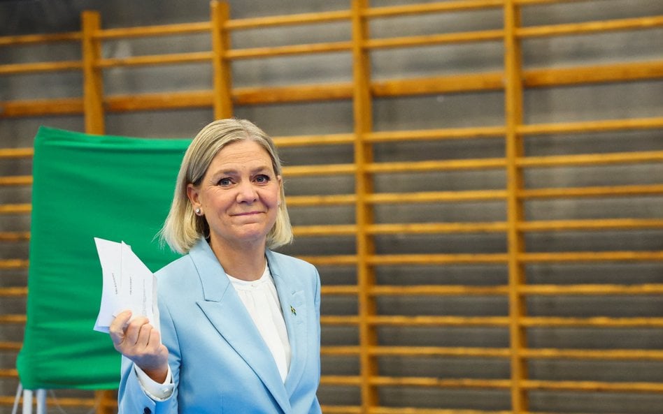 Liderka szwedzkiej Partii Socjaldemokratycznej Magdalena Andersson