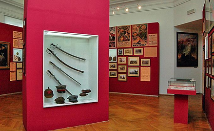 Fragment wystawy „Polonia Restituta”, którą można stale oglądać w Muzeum Niepodległości