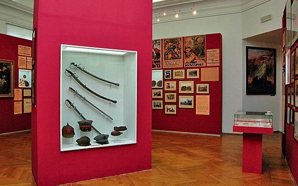 Fragment wystawy „Polonia Restituta”, którą można stale oglądać w Muzeum Niepodległości