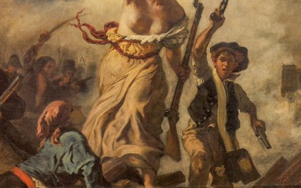 Eugene Delacroix "Wolność wiodąca lud na barykady"