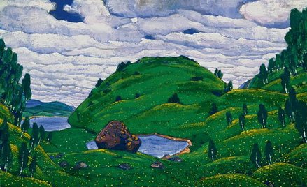 Scenografię do „Święta wiosny” zaprojektował Nikołaj Roerich, rosyjski malarz, buddysta i ekscentryk