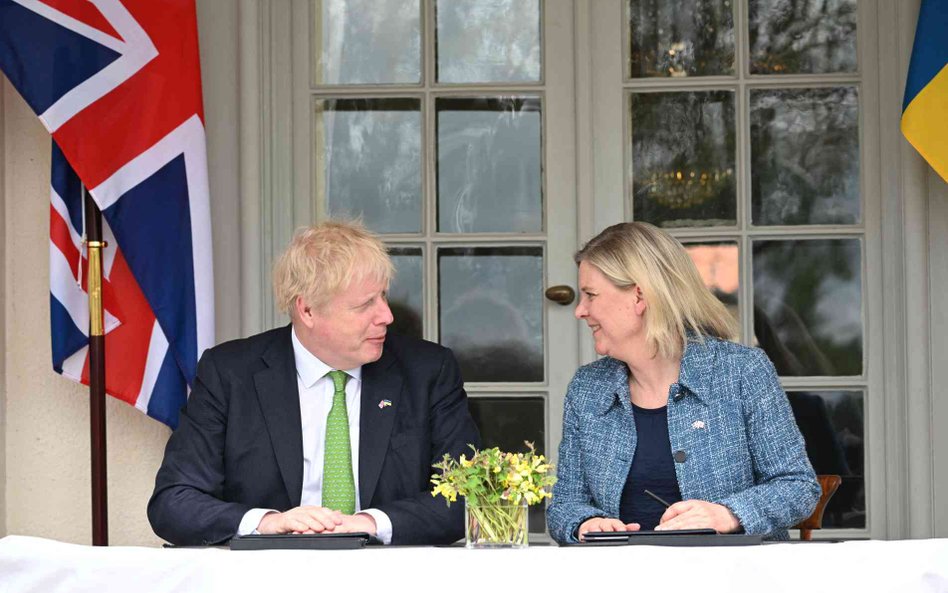 Boris Johnson i Magdalena Andersson