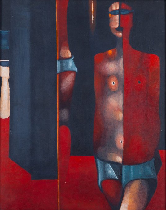 Obraz Jerzego Ryszarda Zielińskiego z kolekcji Grażyny Kulczyk.