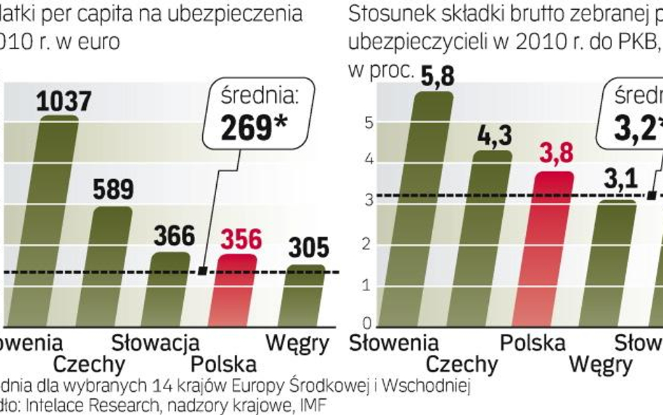 Czesi wydają więcej na polisy niż polacy