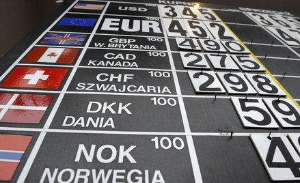 Złoty mozolnie pnie się w górę