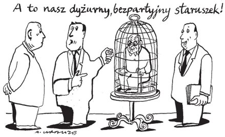 Komentarz rysunkowy. A to nasz dyżurny